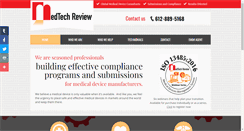 Desktop Screenshot of medtechreview.com